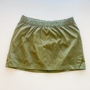 North Face Womens Never Stop Wearing Tennis Skirt Skort Preppy Green XL Athletic